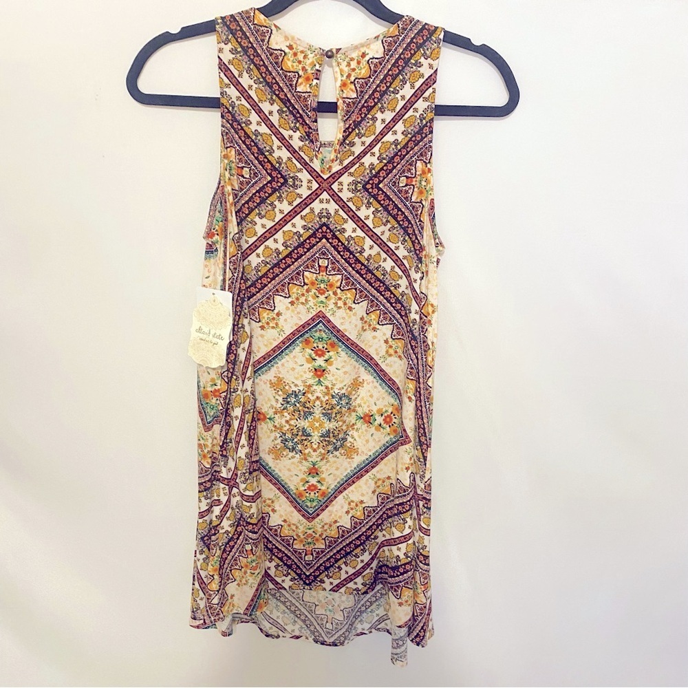 New Altar’d State dress Small Shift Boho Cottagecore Floral Patchwork Retro - Picture 4 of 9